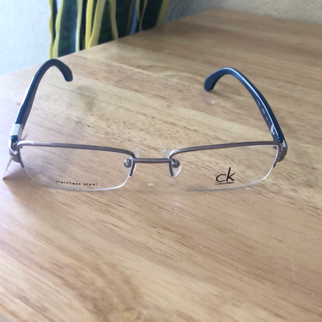 Calvin Klein 5332 412 Silver And Blue Men’s Eyeglasses Frames